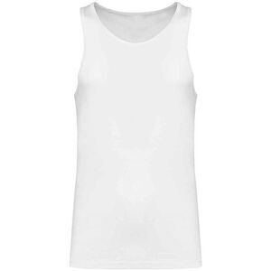 Kariban Mens Plain Eco Friendly Tank Top / White